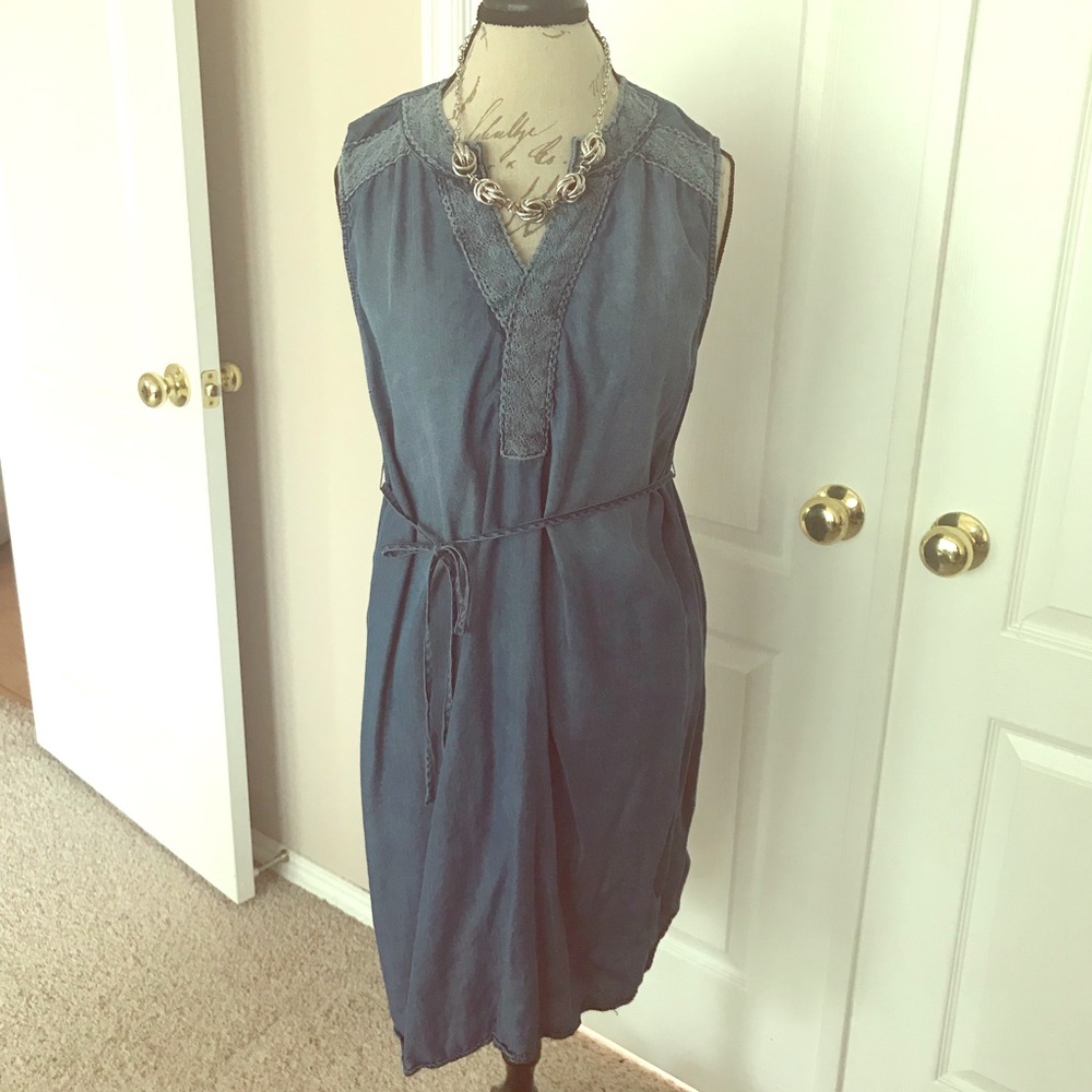 Denim Maternity Dress